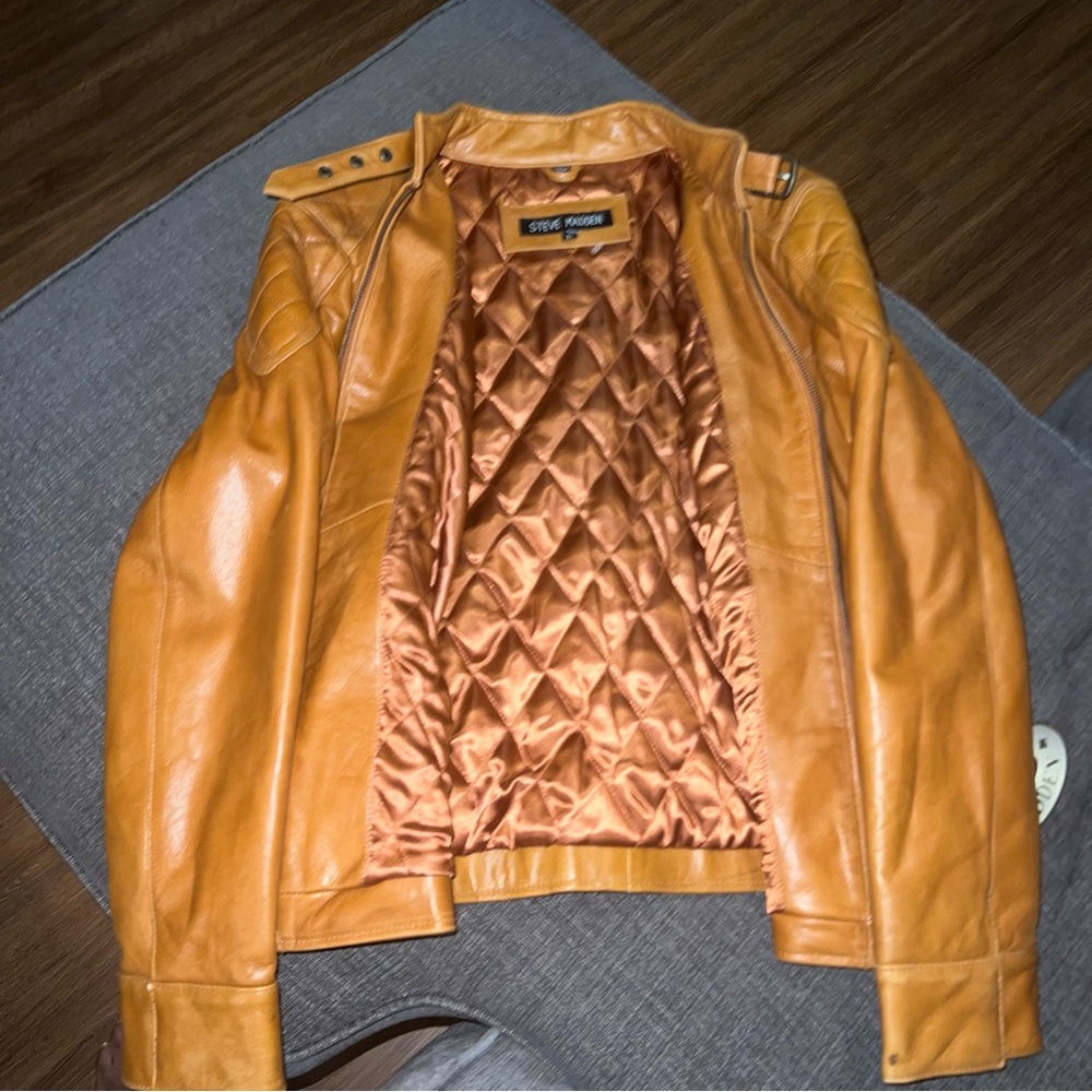 Tan Steve Madden Leather coat